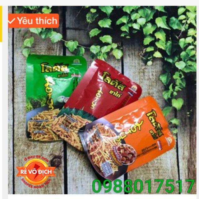 TặNg 1 Bento- 12 GóI Bim Bim Tăm Que Thái Lan|Đỏ