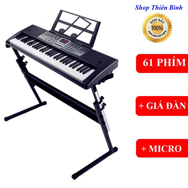 [XÃ HÀNG CUỐI NĂM] ĐÀN PIANO 61 PHÍM CHO BÉ-Đàn Kỹ Thuật Số Âm Cực Hay - Đàn Piano 61 Phím Có Mic Cho Bé Phát TriễnSáng Tạo Tự Học Tại Nhà Bảo Hành Lỗi 1 Đổi 1