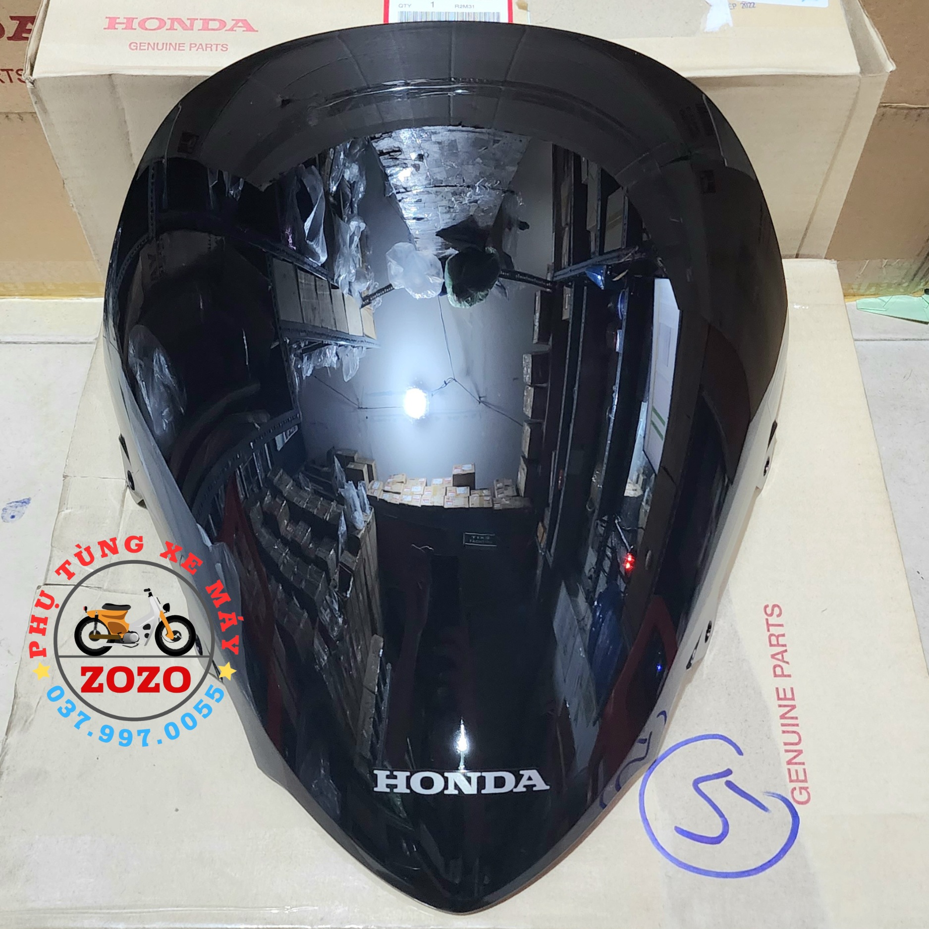 Mão, kính chắn gió pcx đời đầu 2010-2013 zin honda thái lan - 67100-kwn-900za