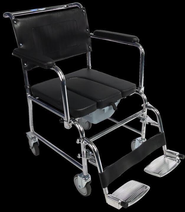 Ghế Bô Vệ Sinh Cao Cấp Mặt Nệm Mềm Mại Cho Người Già, Người Khuyết Tật, Hợp Kim Inox GX 900