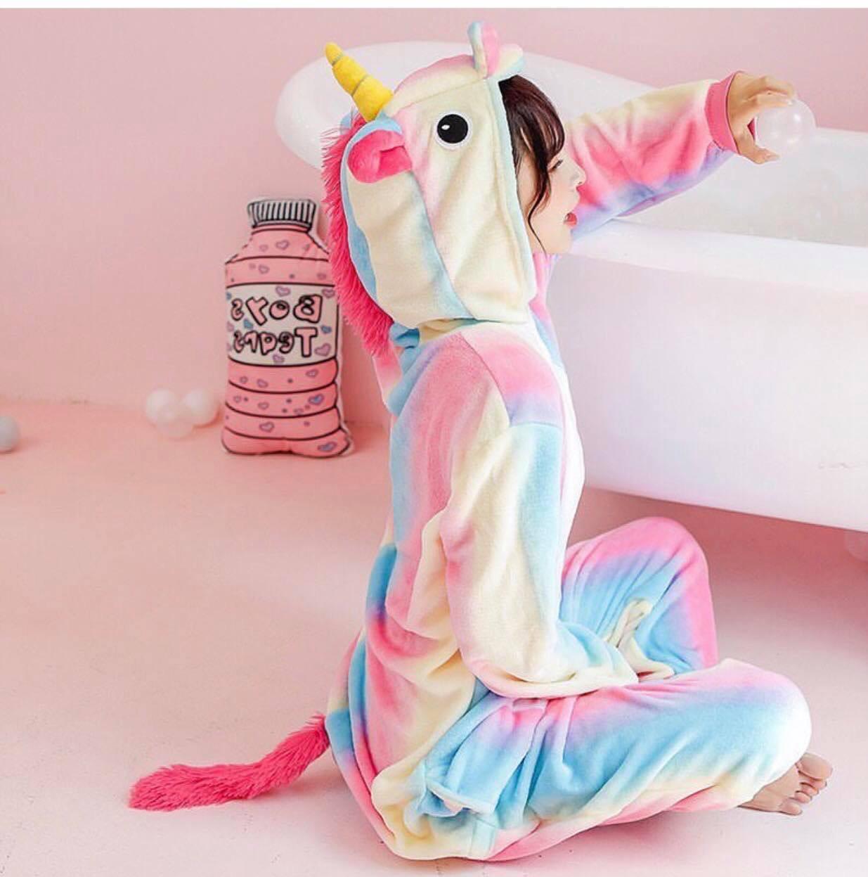 Bộ đồ thú unicorn cầu vồng ⭐ bộ đồ thú kỳ lân giá rẻ