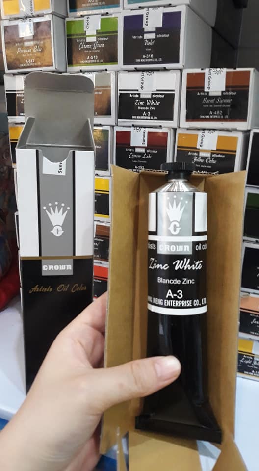 Sơn dầu họa sỹ, Crown, Đài Loan, 180ml