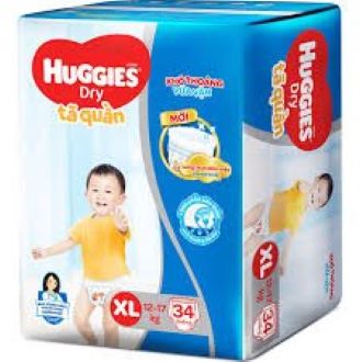 Tã / bỉm quần/dán huggies nb74/s56/m74/l68/xl62/xxl56 thương hiệu huggies
