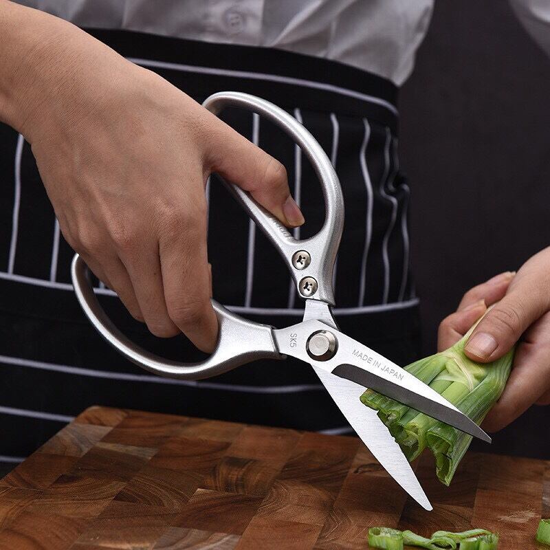 Kéo làm bếp đa năng size to, siêu phẩm nội địa nhật SK5 cắt thịt gà, thịt...-Kéo cát gà,kéo cắt,kéo cắt vải,kéo cắt giấy,kéo Nhà Bếp Đa Năng
