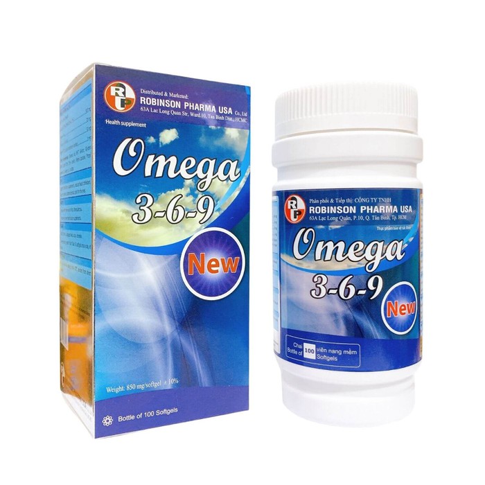 OMEGA 3 - 6 - 9 NEW RP Hỗ trợ mắt não tim