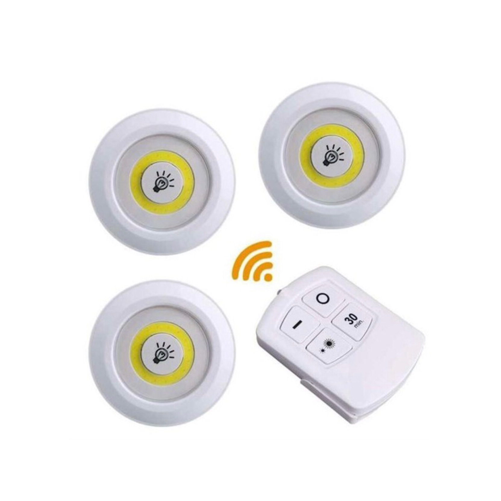 Bộ 3 đèn led dán tường mini thông minh muro longer light