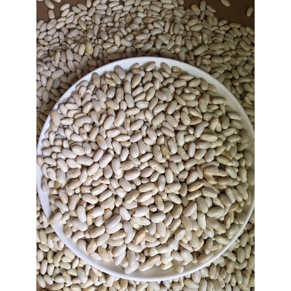 Đậu trắng đà lạt / đậu tây trắng / đậu trắng / đỗ trắng đà lạt 1kg hàng sạch đều đẹp