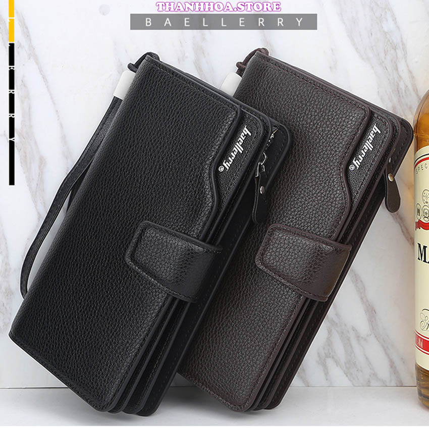 Ví nam cầm tay da cao cấp dáng dài thời trang đẹp S1063
