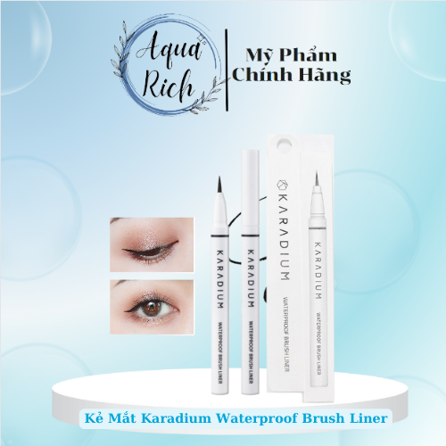 Kẻ mắt nước Karadium Waterproof Brush Liner Black