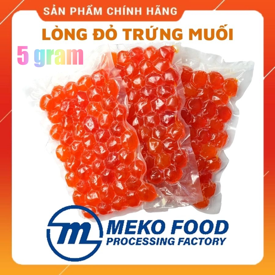 [ƯU ĐÃI] Lòng đỏ trứng vịt muối cỡ NHỎ 5gram (100 trứng/túi hút chân không)