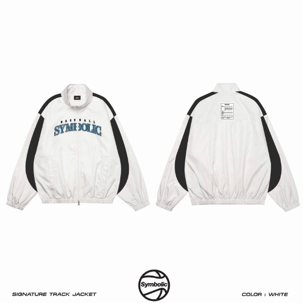 Áo khoác dù Symbolic Stamp Track Jacket