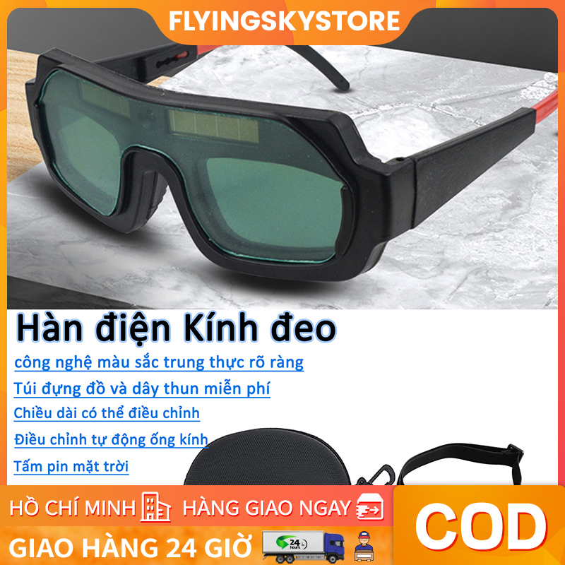 Kính hàn năng lượng mặt trời Mặt nạ hàn tự động làm tối chạy bằng năng lượng mặt trời Chống chói chống sốc chống văng bảo vệ mắt Mũ bảo hiểm Kính thợ hàn Kính mắt hàn