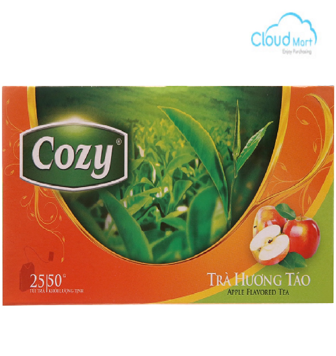 Trà cozy hương táo - nguyên vật liệu pha chế - cloud mart
