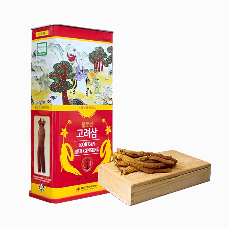 Hồng sâm củ khô daedong hàn quốc 300g dòng premium 11-20 củ