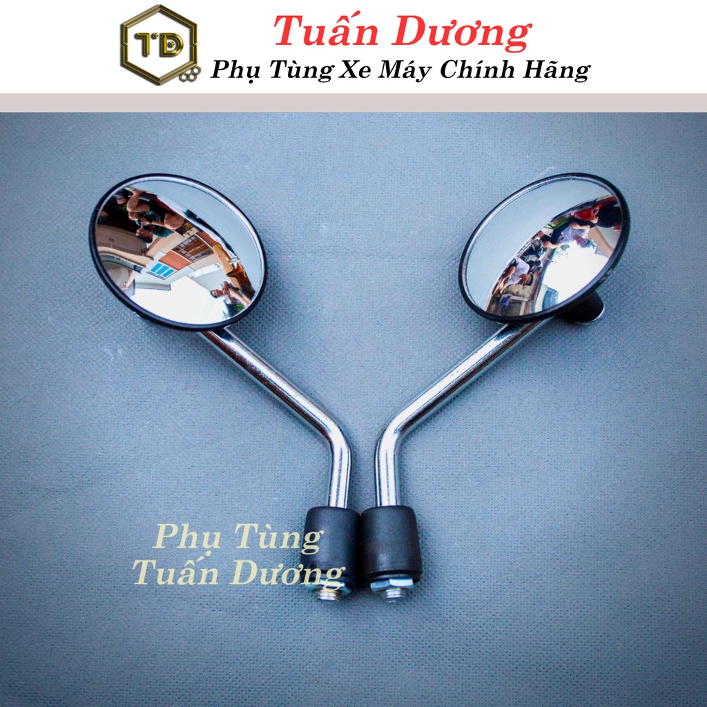  Gương Cầu Mini Chân 10 ly   Hàng Cao Cấp  - Gường Chiếu Hậu Lồi Kiếng Chiếu Hậu Lắp Các Dòng Xe Máy 