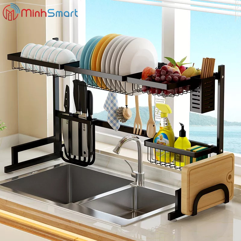 Kệ úp chén trên bồn rửa , Kệ úp chén đa năng, Kệ để chén bát trên bồn rửa