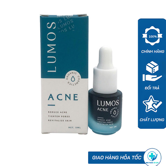 Serum Lumos Acne mẫu mới nhất 2021 ngừa mụn chính hãng check mã vạch hàng công ty cam kết chính hãng
