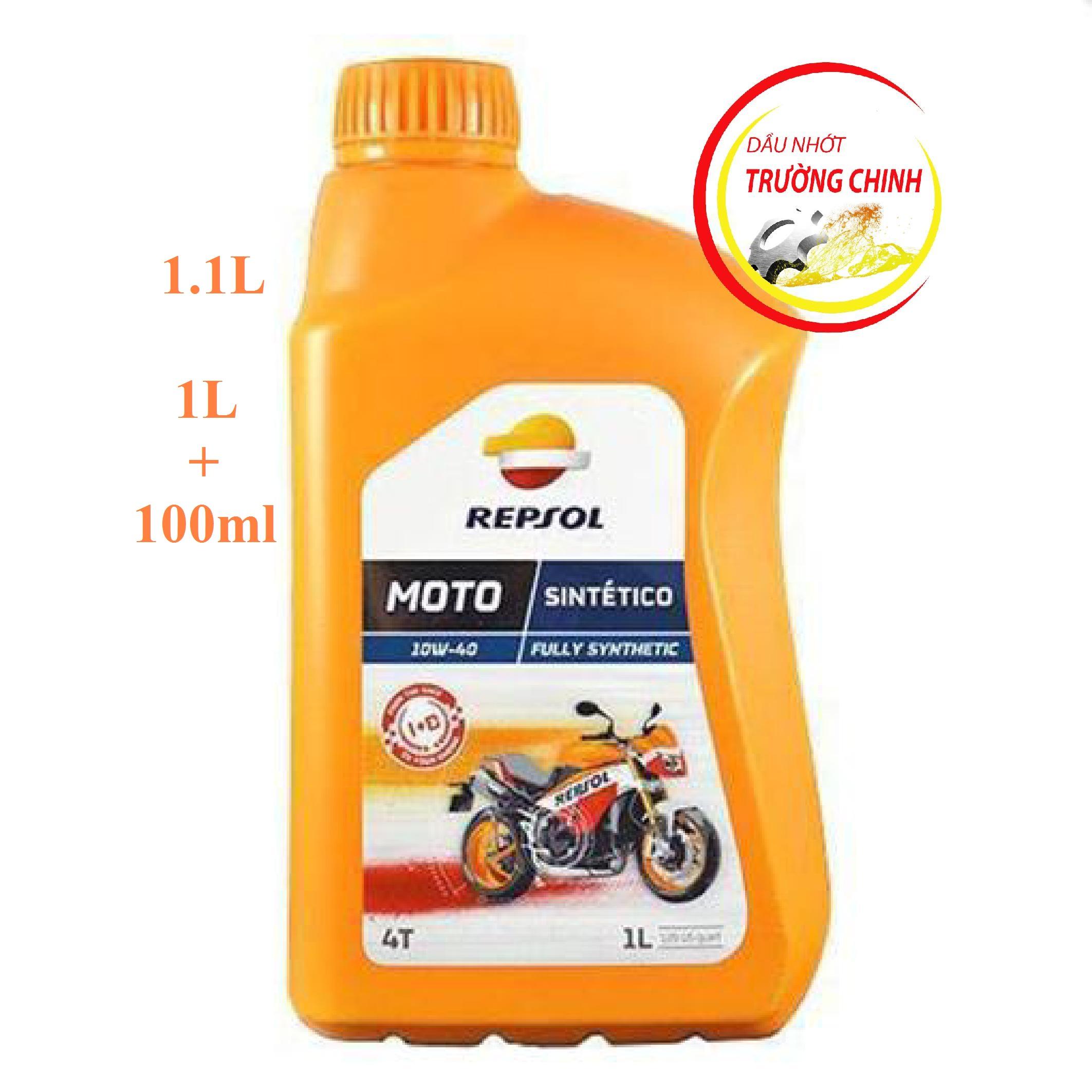 Nhớt Repsol Moto Sintetico 4T 10W40 1.1L  dành cho xe số
