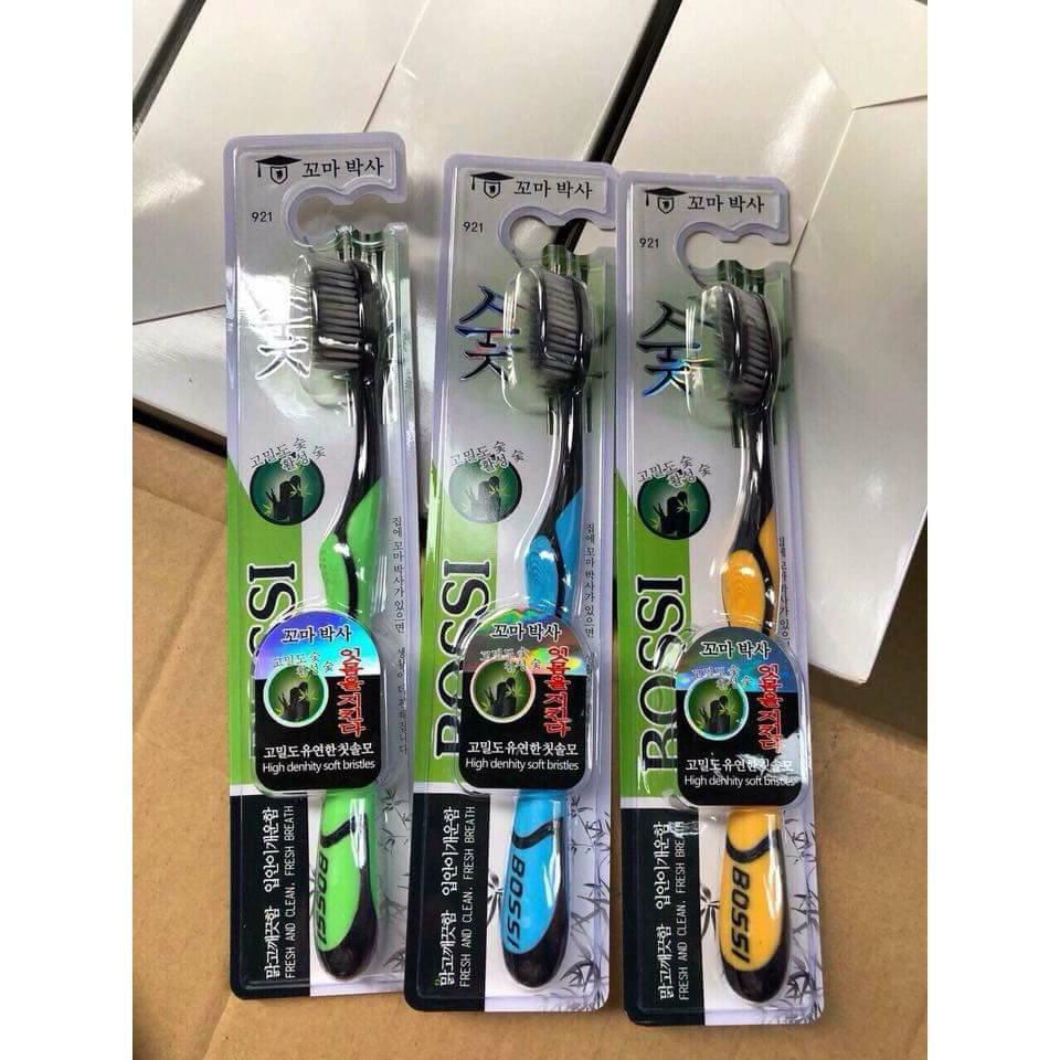 Combo 5 bàn chải đánh răng than tre hoạt tính Hàn Quốc Cao Cấp