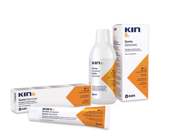 [HCM]COMBO KEM ĐÁNH RĂNG VÀ NƯỚC SÚC MIỆNG KIN GUMS GENCIVES B5 500ML