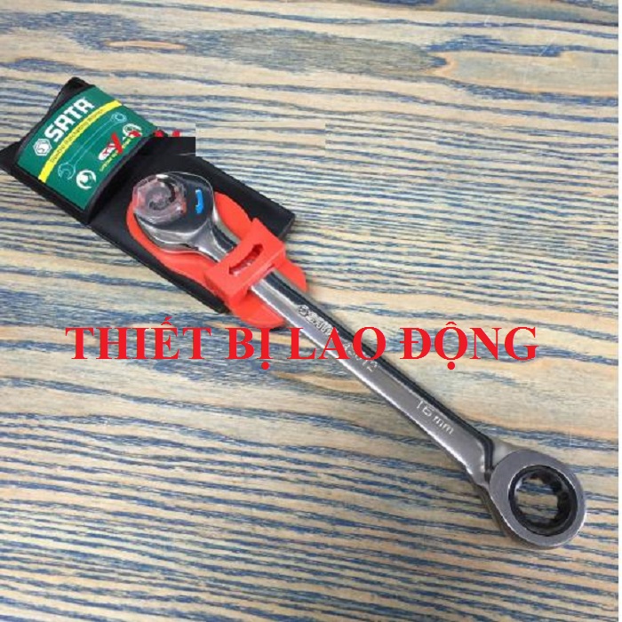 Cờ lê vòng miệng tự động 16mm sata 43612