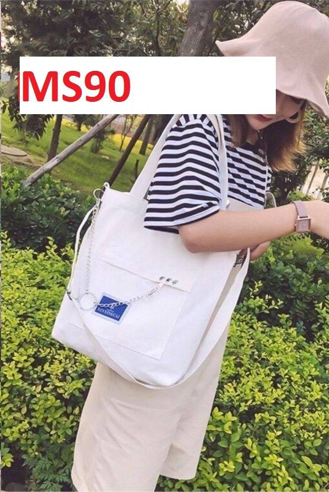 Túi tote phối xích ms90
