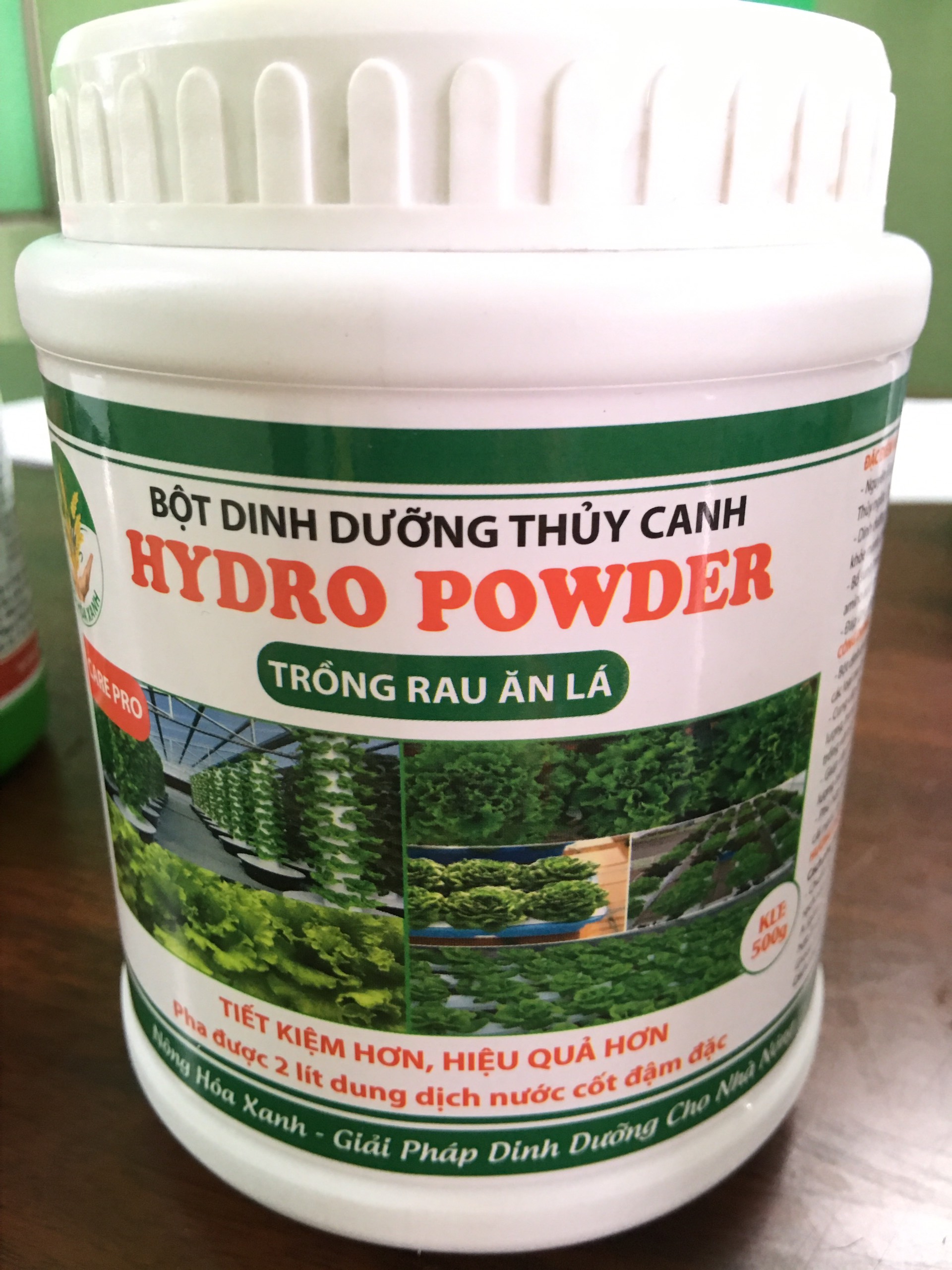 HYDRO POWDER (SẢN PHẨM GỒM 2 GÓI A VÀ B) – HŨ 0,5KG – BỘT DINH DƯỠNG THỦY CANH CAO CẤP, CHUYÊN TRỒNG RAU ĂN LÁ  GIÚP CÂY SINH TRƯỞNG, CHÂT LƯỢNG TƯƠI MGON, MÙI VỊ ĐẬM ĐÀ