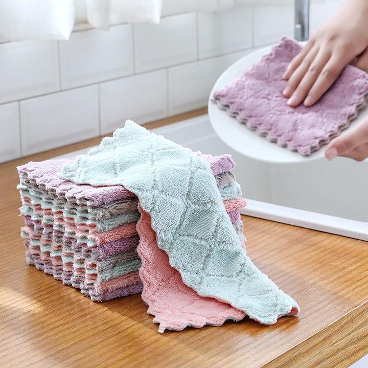 Combo of 10 multi-functional double-sided cleaning wipes