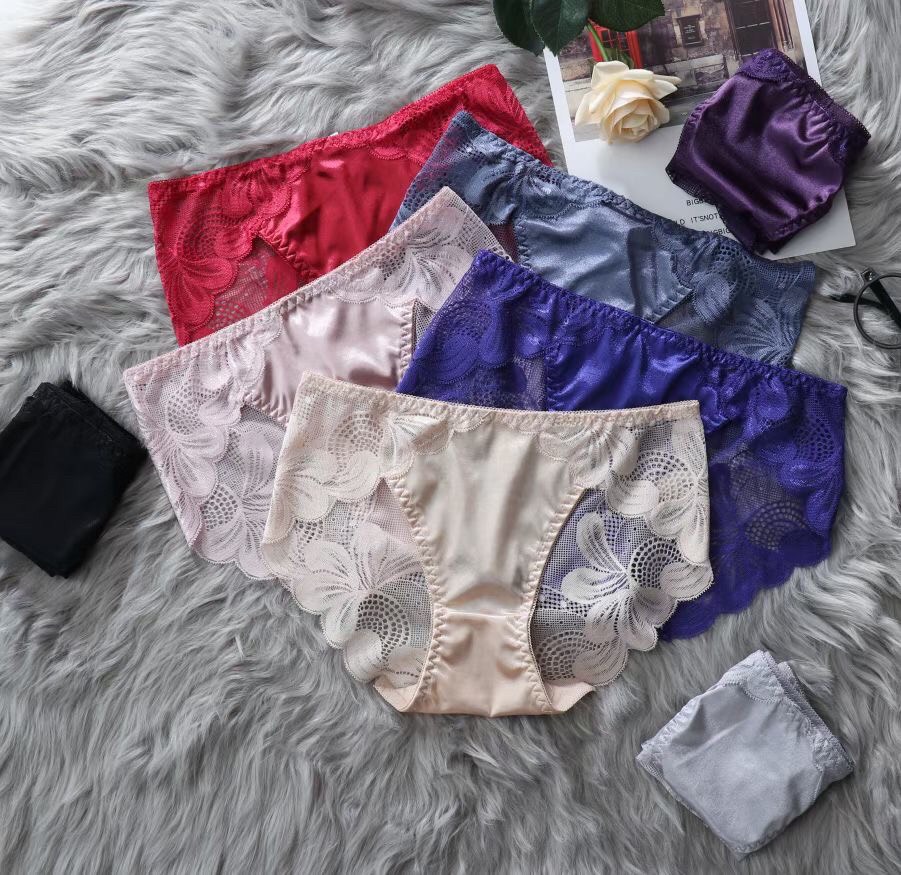 Combo 10 quần lót nữ ren nữ phi lụa 272