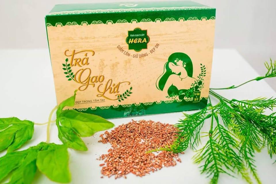 Trà gạo lứt giảm cân - giữ dáng - đẹp da & hỗ trợ sức khỏe hera