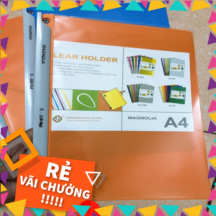 Kẹp a4 xoay thiên long 1 chiếc