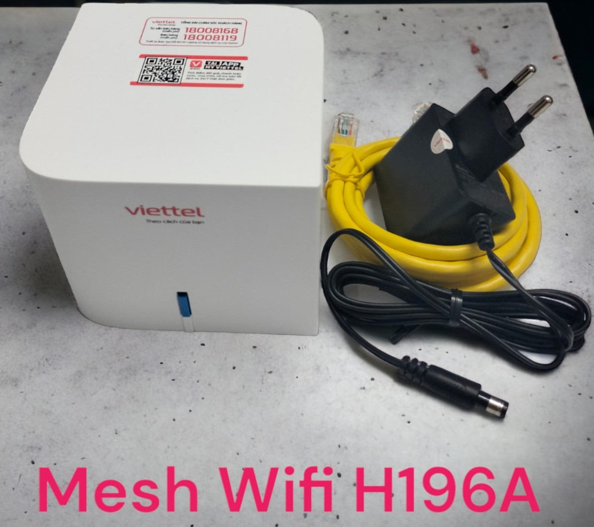 (Hỏa tốc HCM) Bộ phát Home Wifi mesh Viettel H196A - Bao khóa - Dùng đa mạng