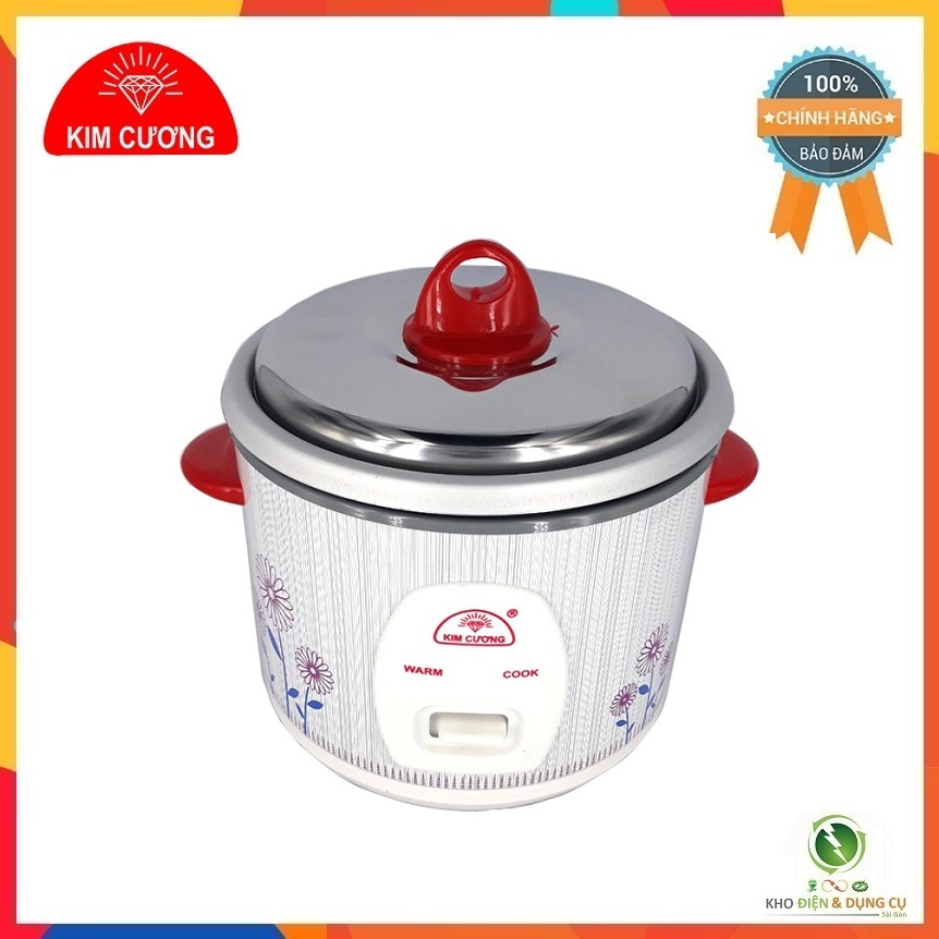 Nồi cơm điện 1.5 lít kim cương 1.5l nắp rời