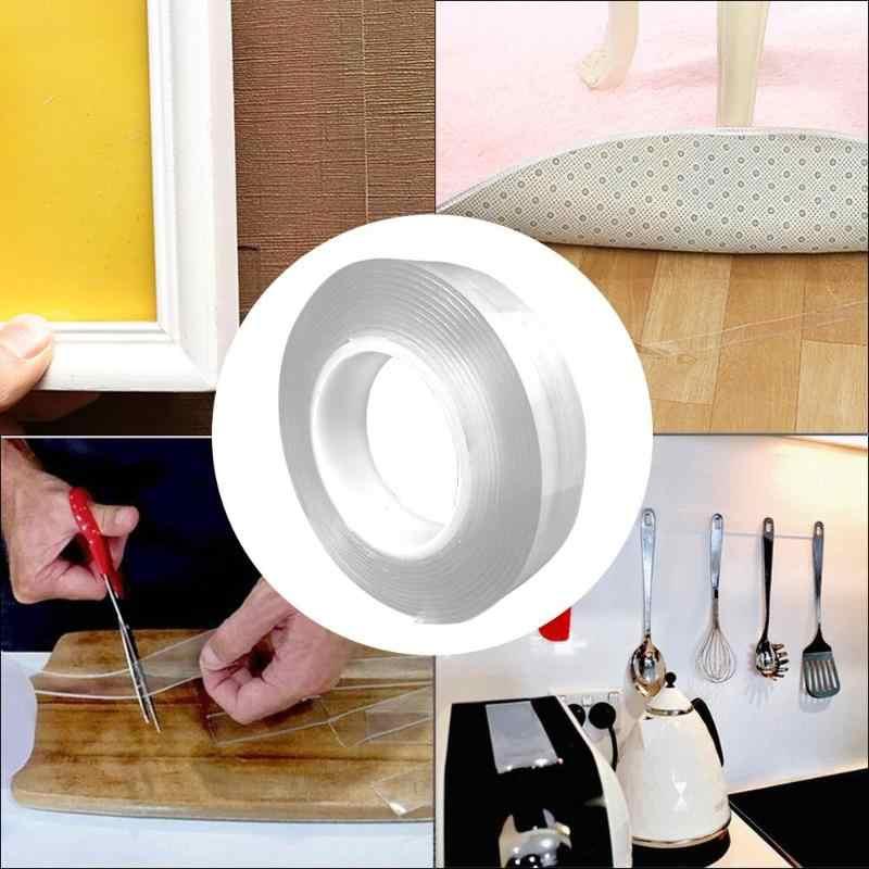 CUỘN 3 MÉT - KEO 2 MẶT TRÔNG SUỐT LOẠI DÀY CAO CẤP - BĂNG KEO SIÊU DÍNH DÁN CHẮC CHẮN