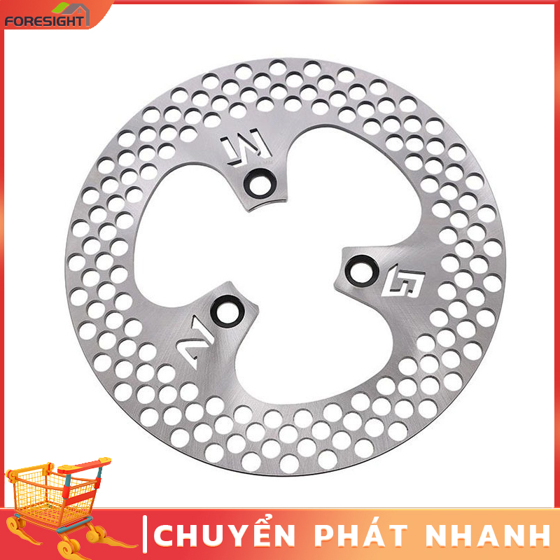 Đĩa xe điện,đĩa phanh xe điện 220mm nhiều lỗ kèm ốc đĩa (đĩa MNC)