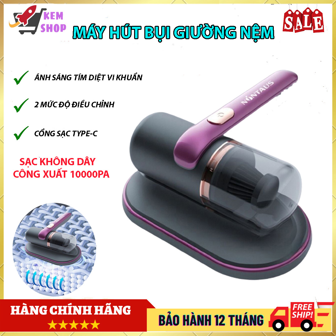 Máy hút bụi giường nệm diệt khuẩn UV máy hút bụi cầm tay mini không dây hút sạch bụi chăn ga gối đệm ghế sofa loại bỏ 99 vi khuẩn Máy hút bụi gia đình máy hút bụi lông chó mèo may hut bui