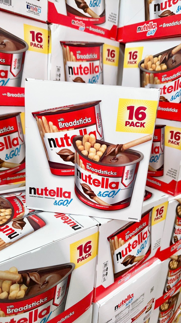 [HCM]Bánh Nutella - Mỹ (16 hộp x 52g)