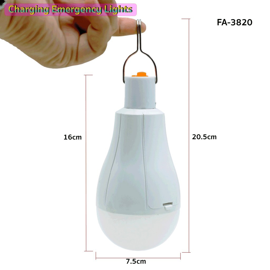 Đèn Treo Lều Cắm Trại pin sạc kèm cáp sạc