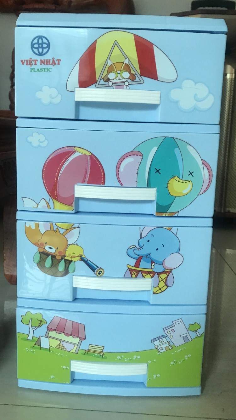 TỦ NHỰA VIỆT NHẬT 4 TẦNG MINI ĐỰNG ĐƯỢC ĐỒ TRẺ EM - ĐỰNG ĐỒ GIA ĐÌNH - ĐỒ VĂN PHÒNG