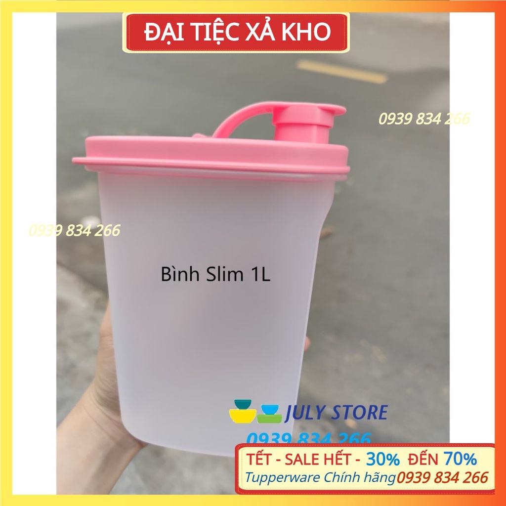Tupperware ❤️Freeship❤️Bình nước Slim line Pitcher 350ml - 1L - 2L