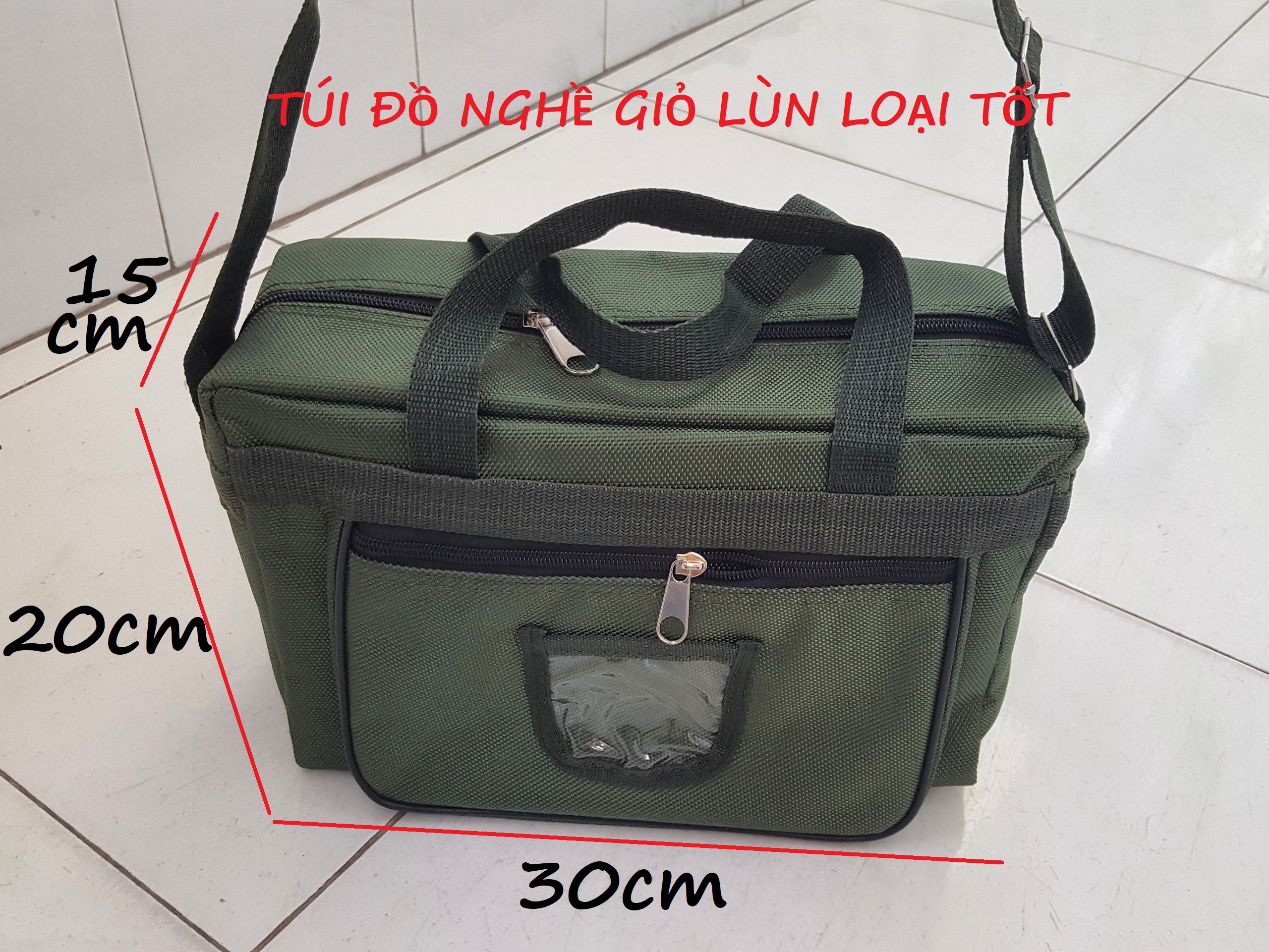 Túi đựng đồ nghề giỏ lùn loại tốt dày 2 lớp