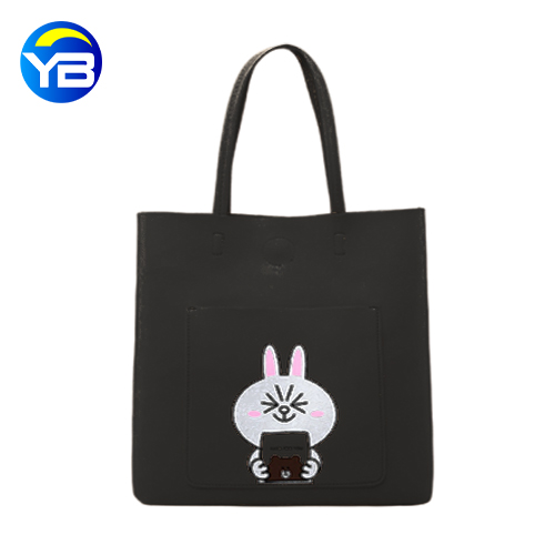 TÚI TOTE NỮ, TÚI ĐEO VAI, TÚI XÁCH TAY HỌA TIẾT THỎ CONY SIÊU ĐÁNG YÊU CHẤT LIỆU DA PU YBDT89 - Thương Hiệu YOBAL