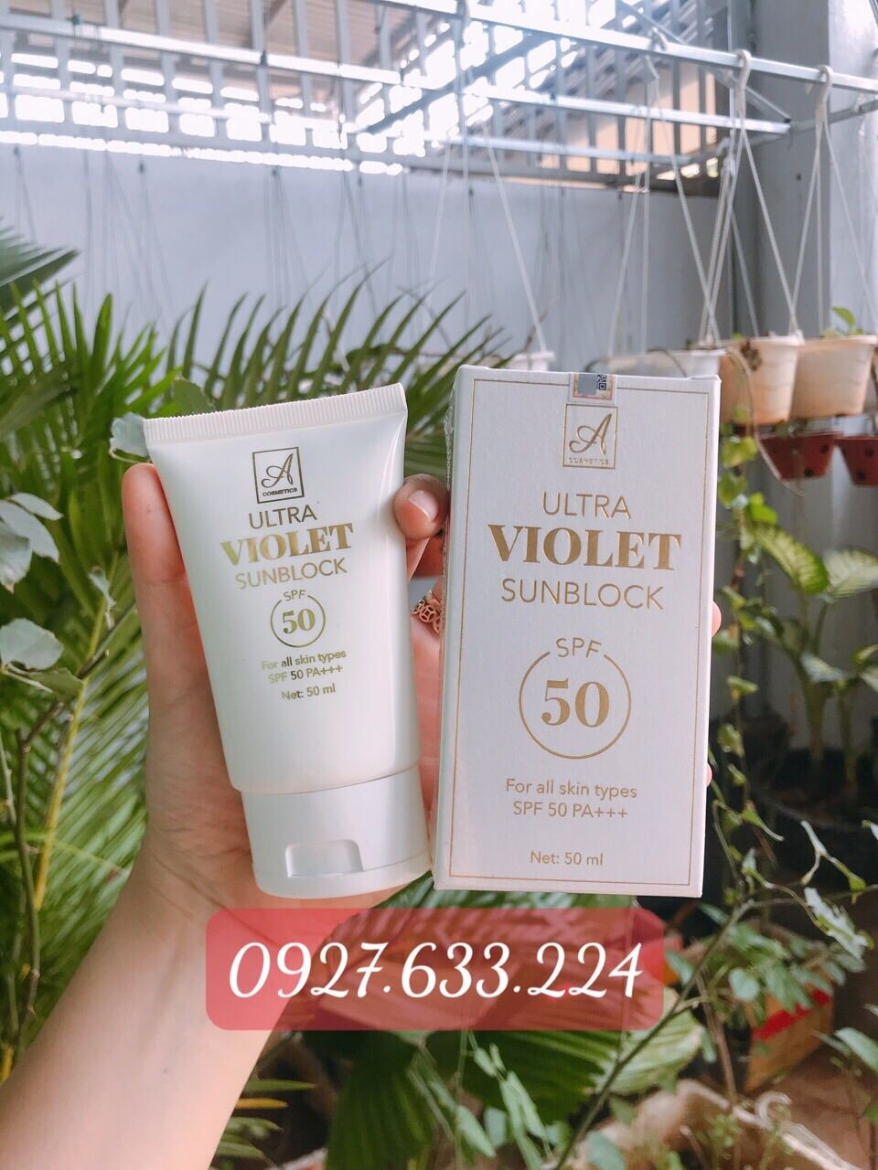 [Chính Hãng] kem chống nắng phương anh a cosmetic ultra violet sun block[Chính Hãng]