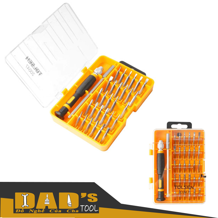 Bộ tua vít chính xác 32 chi tiết tolsen 20047