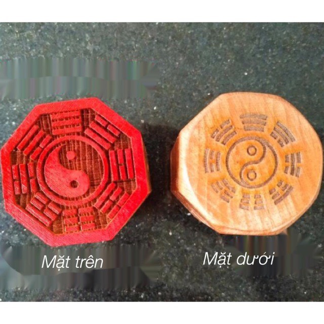 Con dấu , ấn khắc tiên thiên bát quái và thái cực