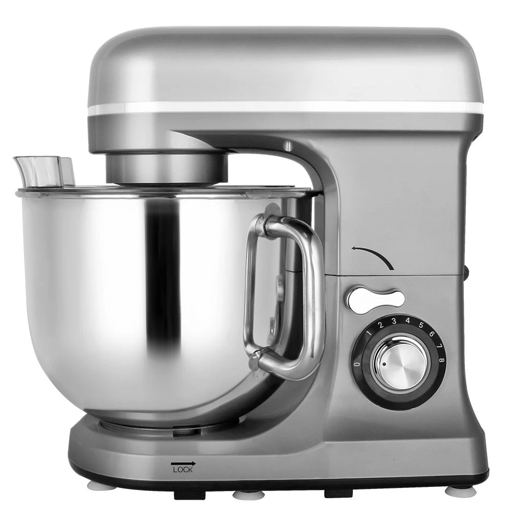 Máy  nhào bột công nghiệp GALAXY NATUREL 8L 1600W công nghệ càng đánh bột đôi của Mỹ - Nhào được 2 Kg bột khô - hệ bánh răng kim loại bền bỉ động cơ đồng nguyên chất -  Tiêu chuẩn Châu Âu - Bảo hành 1 năm