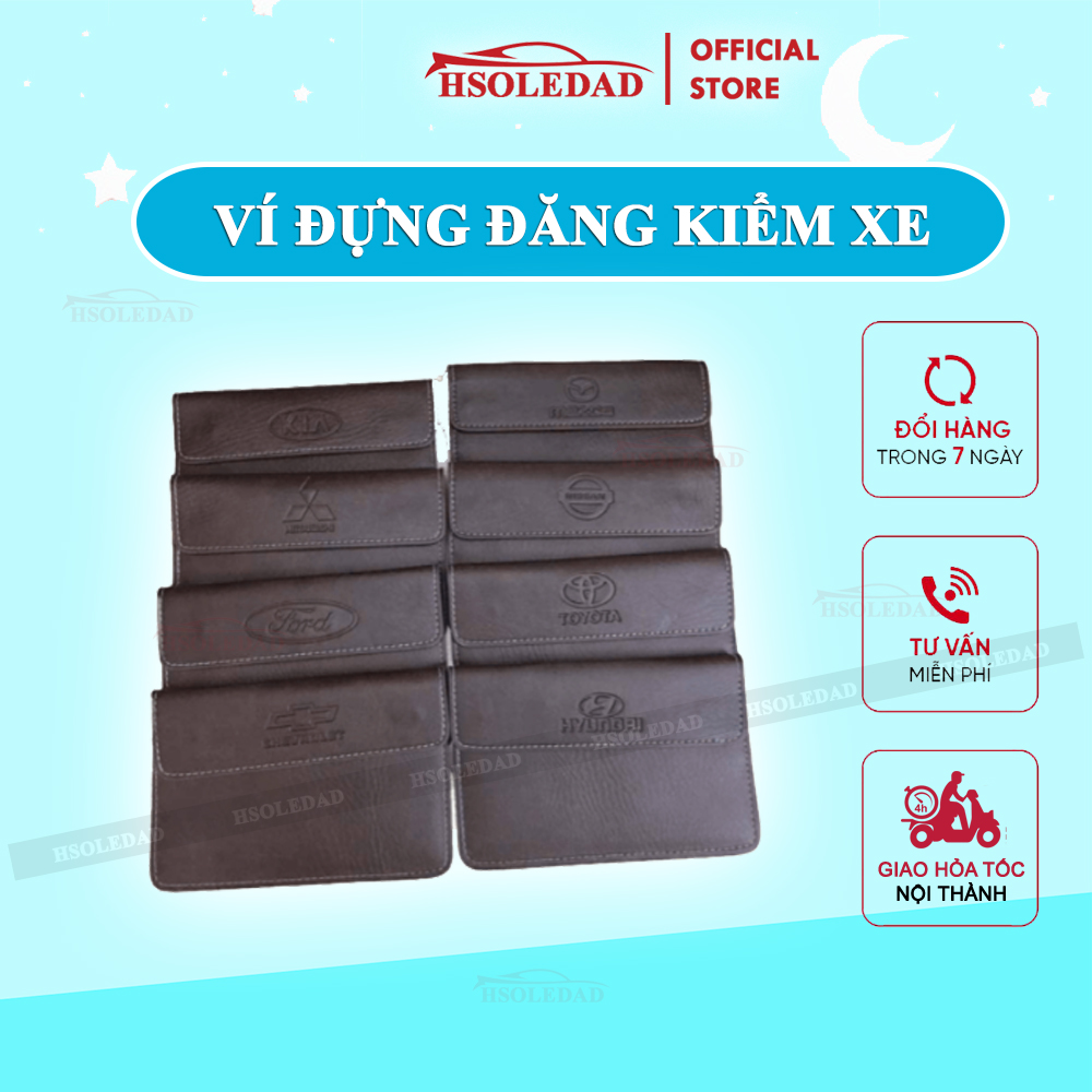 Kho sỉ Ví đựng đăng kiểm, giấy tờ ô tô xe máy