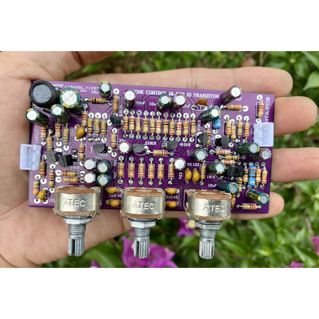 Mạch âm sắc 12v hi-end 10 tranzitor