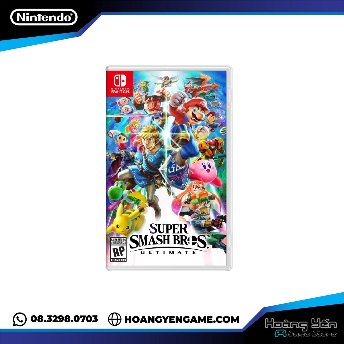 Thẻ game Super smash bros ultimate Nintendo Switch