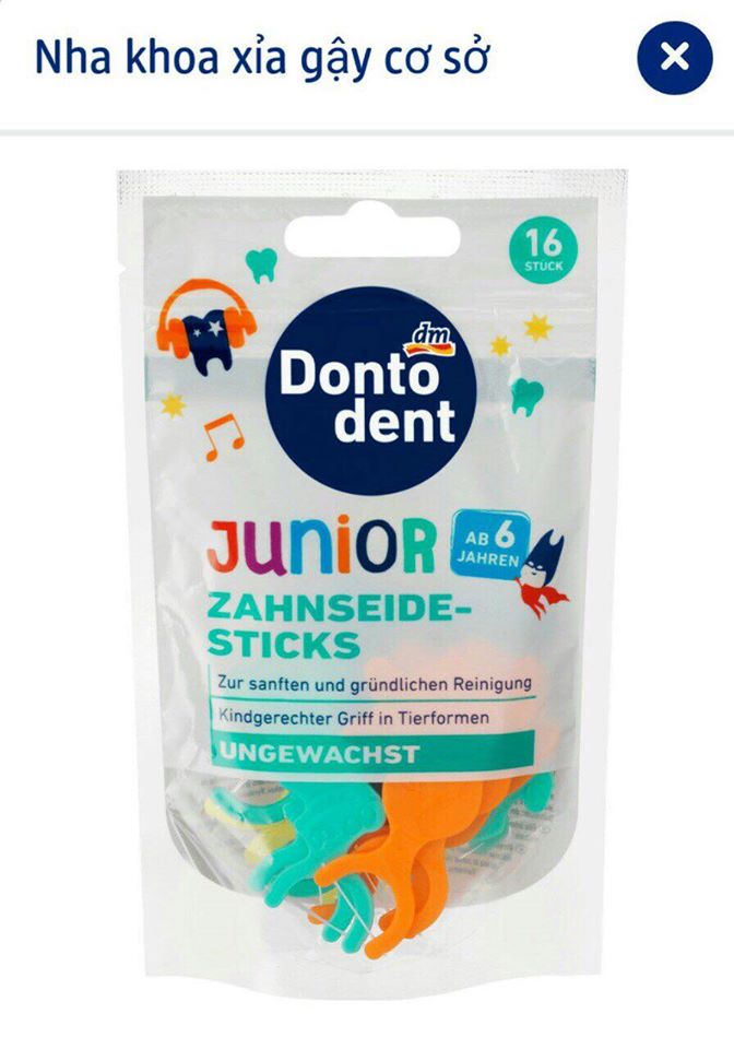 Chỉ nha khoa trẻ em Dontodent Đức